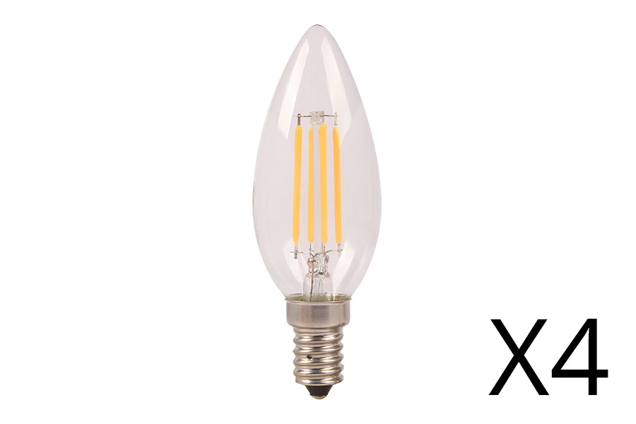 Filament lamp LED 5 - E14 - 6W (per 4) 1