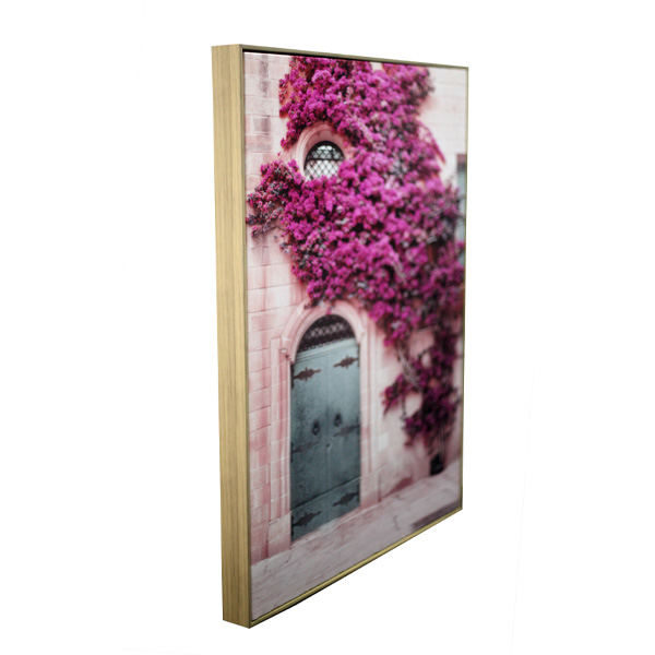 Schilderij bloemen deur (60x80) 2